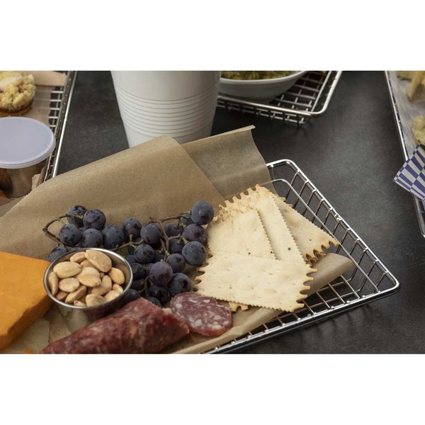 Wire Serving Rectangular Basket, 14x7x1