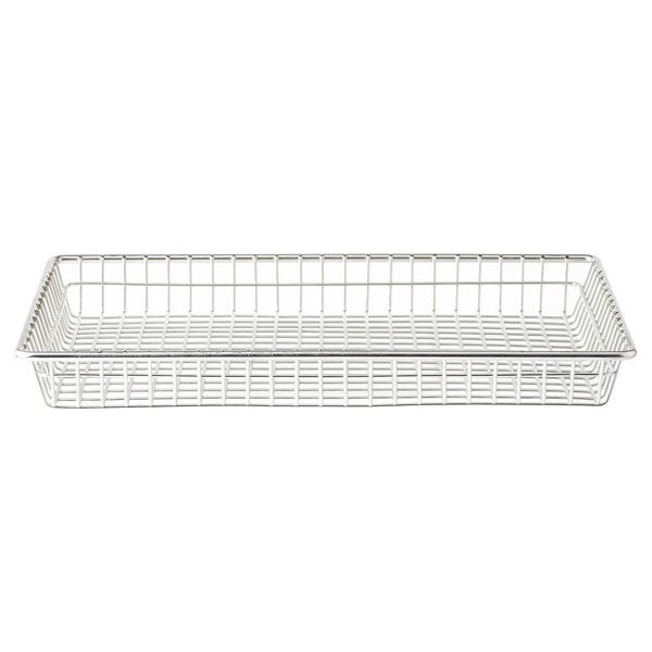 Wire Serving Rectangular Basket, 12x8x1.5
