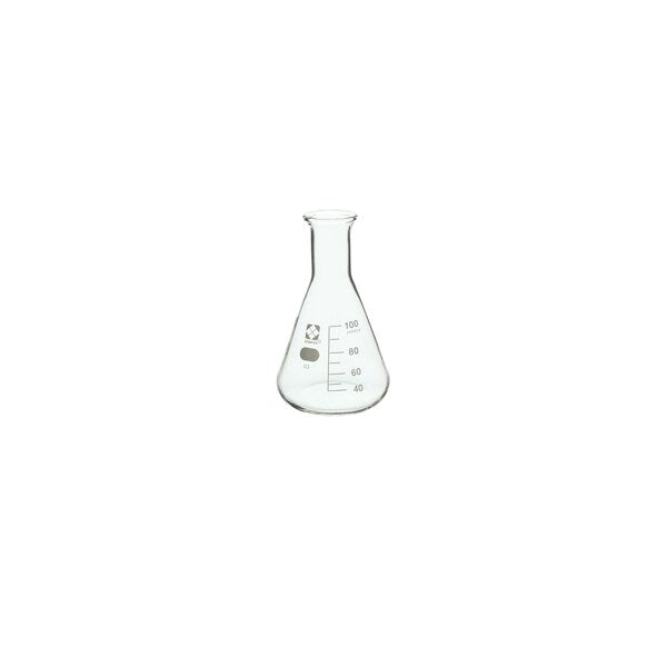 Sibata Glass Erlenmeyer Flask, 100mL, PK10