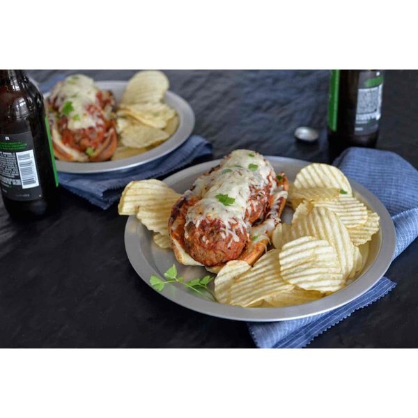 Round Pie Pan Server, Alum, 9.125x1