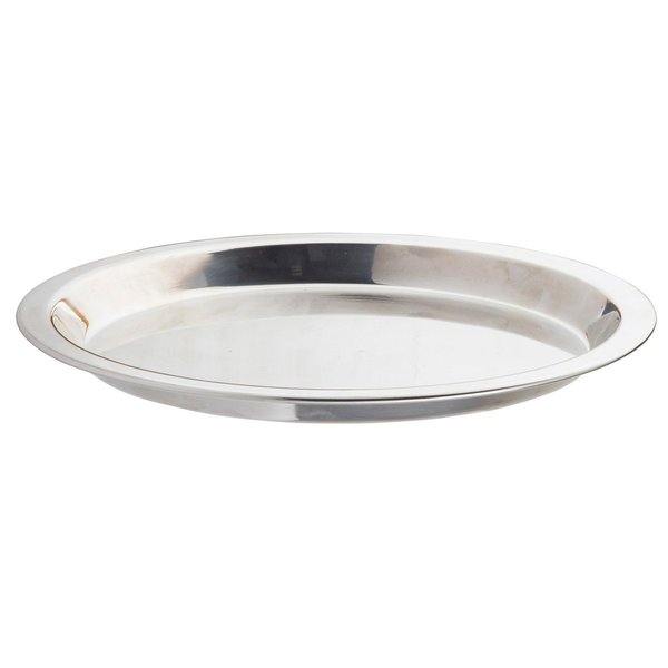 Round Pie Pan Server, SS, 9.125x1