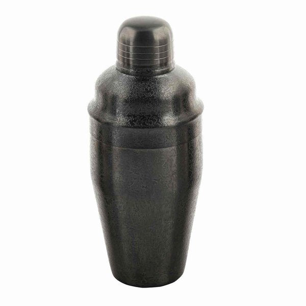 Cocktail Shaker, 3-Piece, Blk Finish, 18 oz