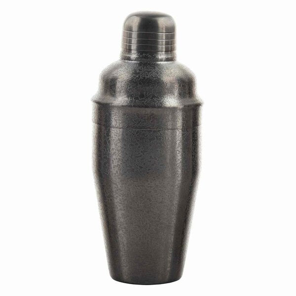 Cocktail Shaker, 3-Piece, Blk Finish, 18 oz