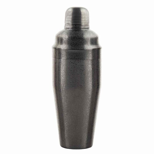 Cocktail Shaker, 3-Piece, Blk Finish, 24 oz