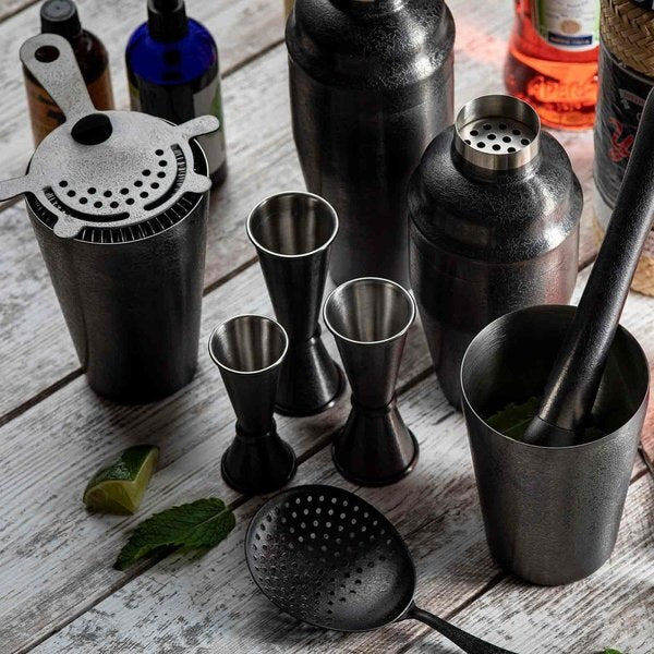 Cocktail Shaker, Black Finish, 18 oz