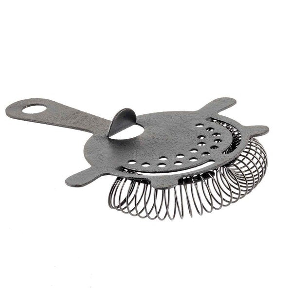 Strainer, 4-Prong, Black Acid Etch Finish