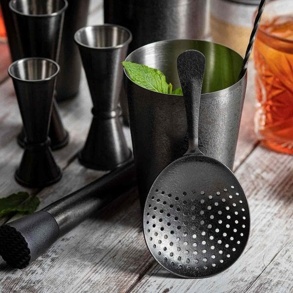 Julep Strainer, Black Acid Etch Finish