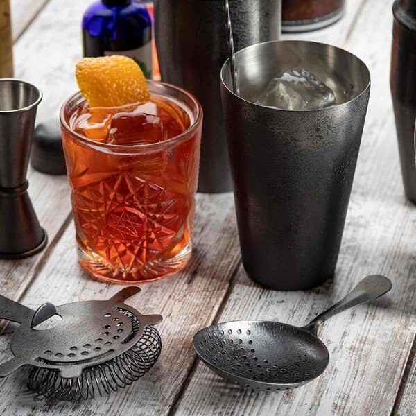 Julep Strainer, Black Acid Etch Finish
