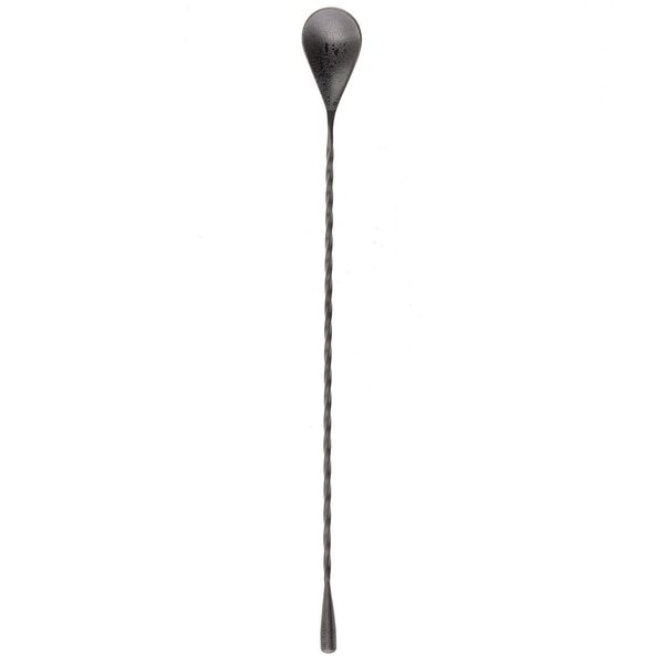 Bar Spoon, Black Acid Etch Finish, 12
