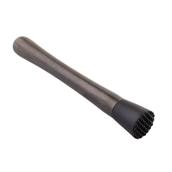 Muddler, Plastic Tip, Blk Acid Etch Finish