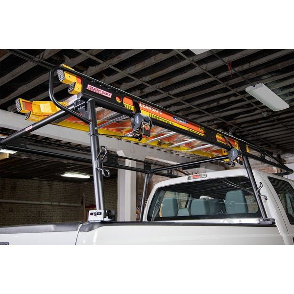 Ratchet Straps, Plastic, Steel, Black, PK2