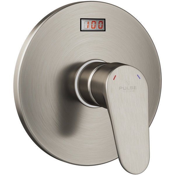 Led Trutemp Pressure Balance Valve W/Brushed-Nickel Trim Kit, Finish: Brushed Nickel