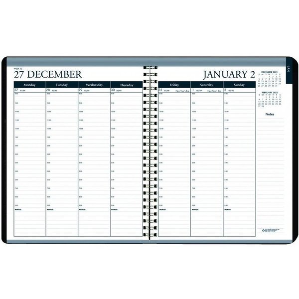 Weekly/Monthly Planner, 8-1/2x11 In.