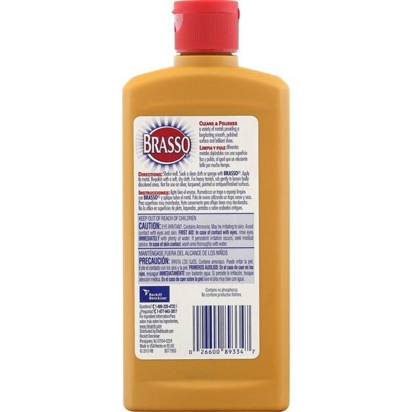 Metal Surface Polish, 8 oz Bottle, PK8