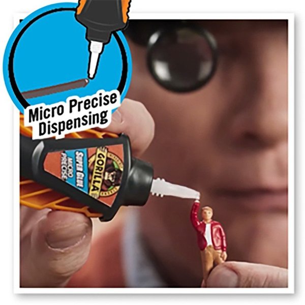 Instant Adhesive, Clear, 0.17 oz, Bottle
