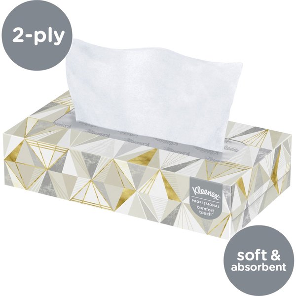 Kleenex 2 Ply Facial Tissue, 125 Sheets
