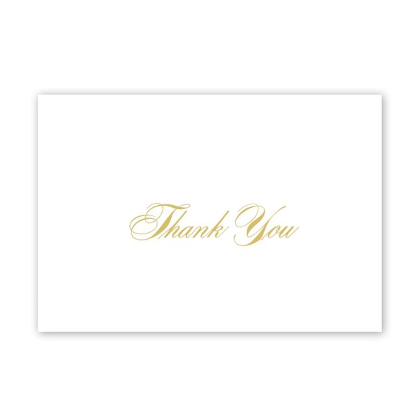 Thank You Card and Envelopes, 4.875, PK48