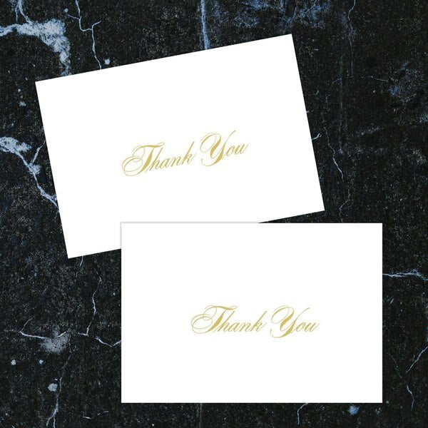 Thank You Card and Envelopes, 4.875, PK48