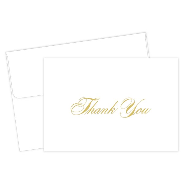 Thank You Card and Envelopes, 4.875, PK48