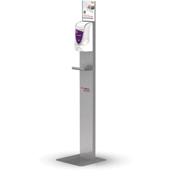 Floor Stand, Silver, Metal