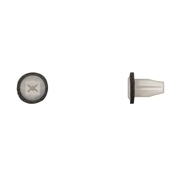 Ntrl Nyln Door Panel Nuts 8 Screw Size 16mm Stem L PK15