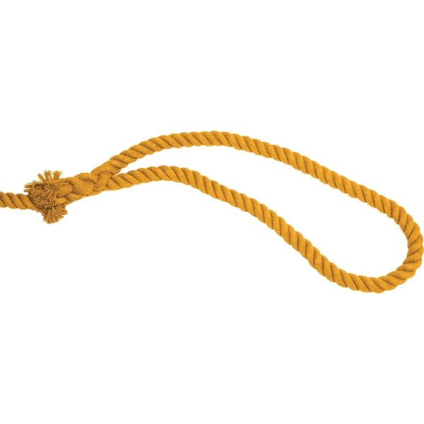 Tug of War Rope, Yellow/50ft Long Looped