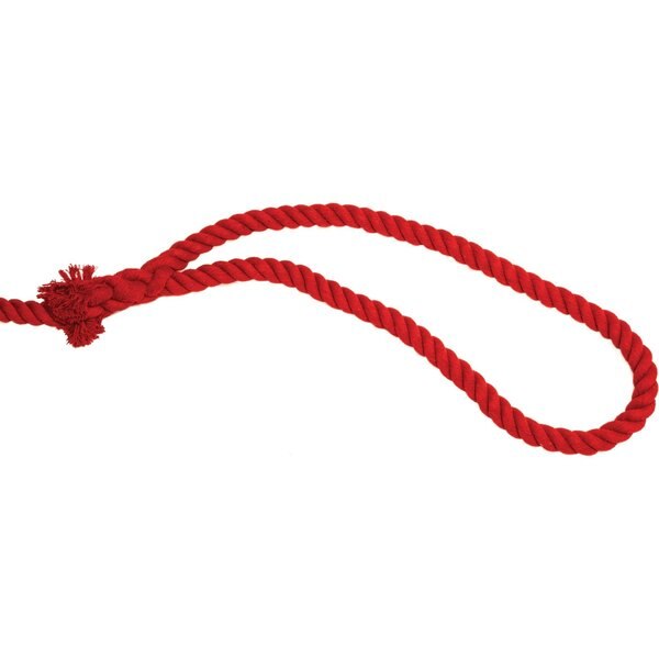 Tug of War Rope, 75ft, Red, Looped