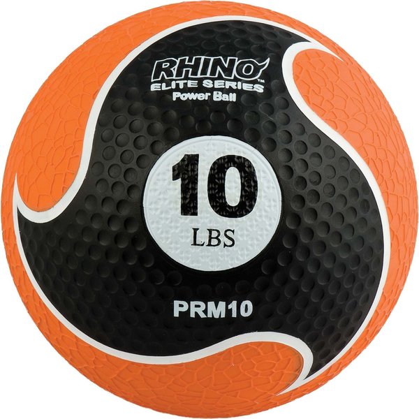 Rhino Elite Medicine Ball, 10lb, Orange