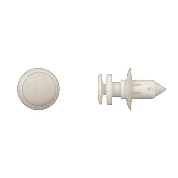 Ntrl Nyln Door Panel Ret 10mm Hole Size 19.5mm Stem PK25