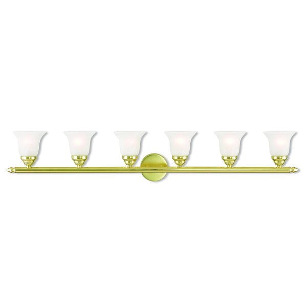 Neptune 6 Light Polished Brass Bath Vanity