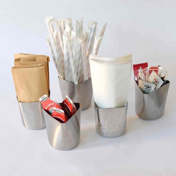 Fry Cup, 12 oz, SS, 3.5x3.25x3.375