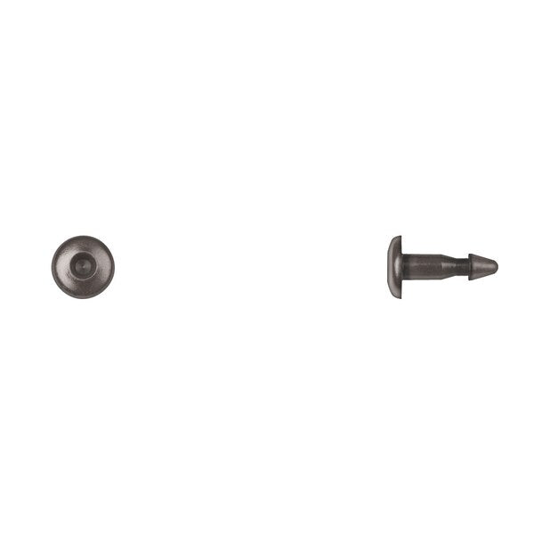 Blk Nyln Cowl Pin Retainers 4.1mm Stem Dia 15mm Stem L PK25