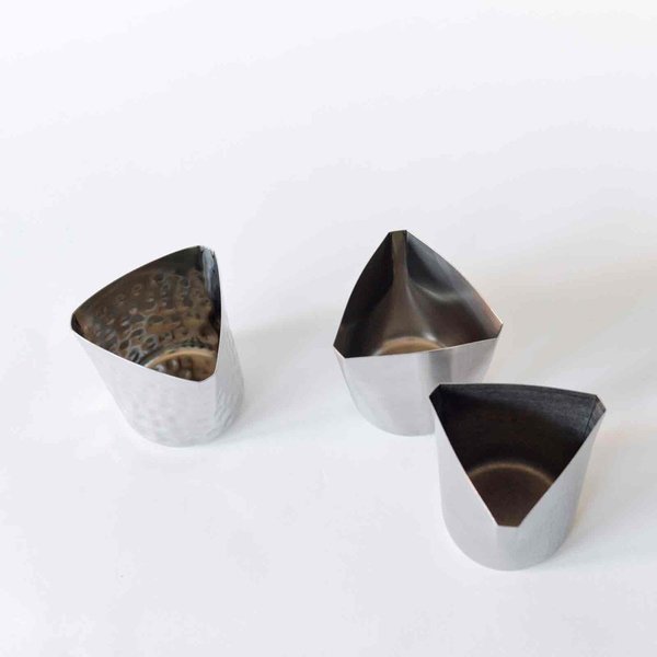 Fry Cup, 12 oz, SS, 3.5 x 3.25x3.375