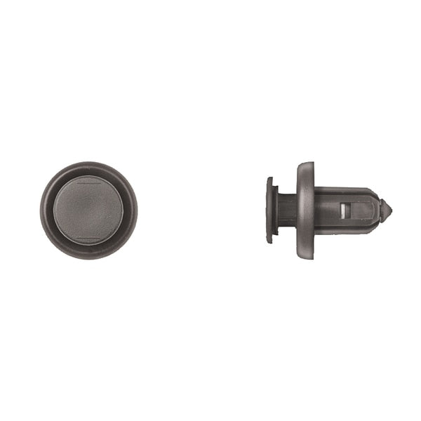 Blk Nyln Front Bumper Ret 10mm Hole Size 20mm Hd Dia PK10