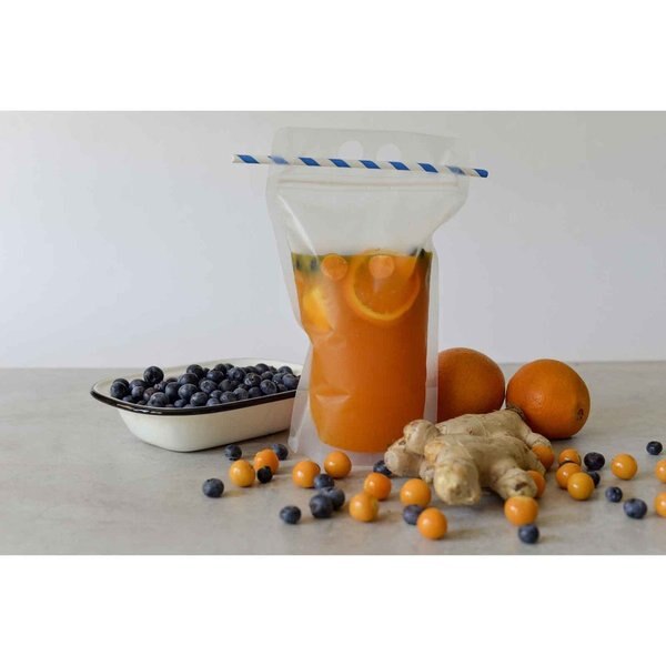 To-Go Beverage Pouch, 32 oz, PK100