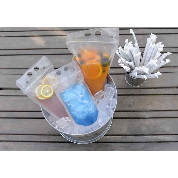 To-Go Beverage Pouch, 32 oz, PK100