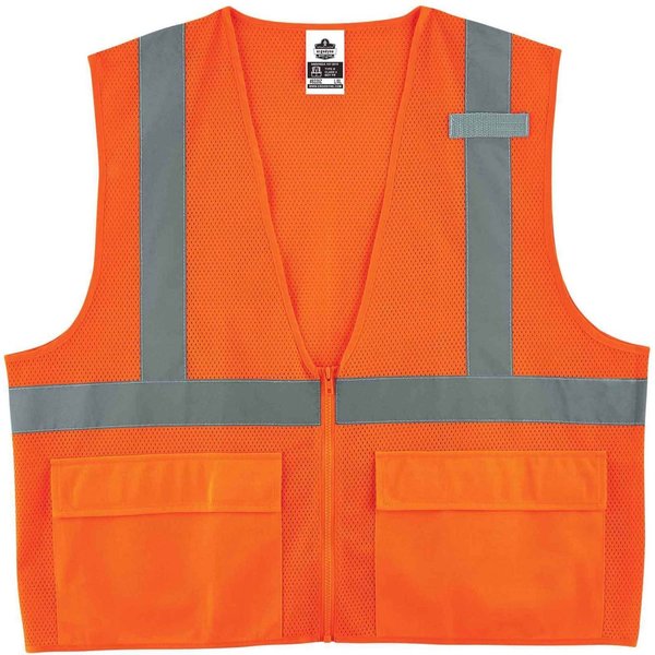Vest, 8220Z, 4X/5X, Orange