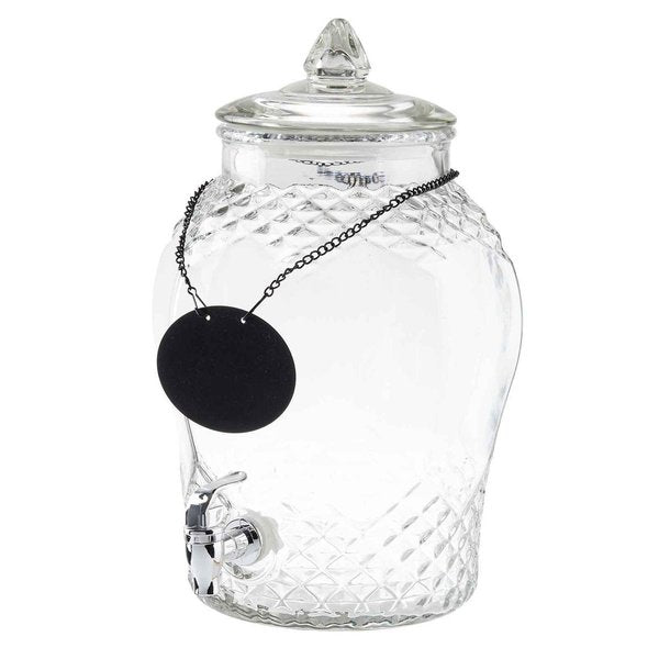 Glass Beverage Dispenser, 2 gal.