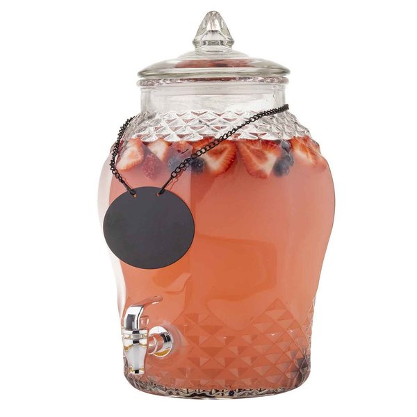 Glass Beverage Dispenser, 2 gal.