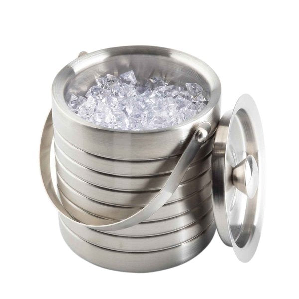 Double Wall Ice Bucket, SS, 6
