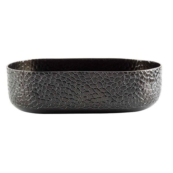Oval Aluminum Bowl, 9.25x6.375x2.625