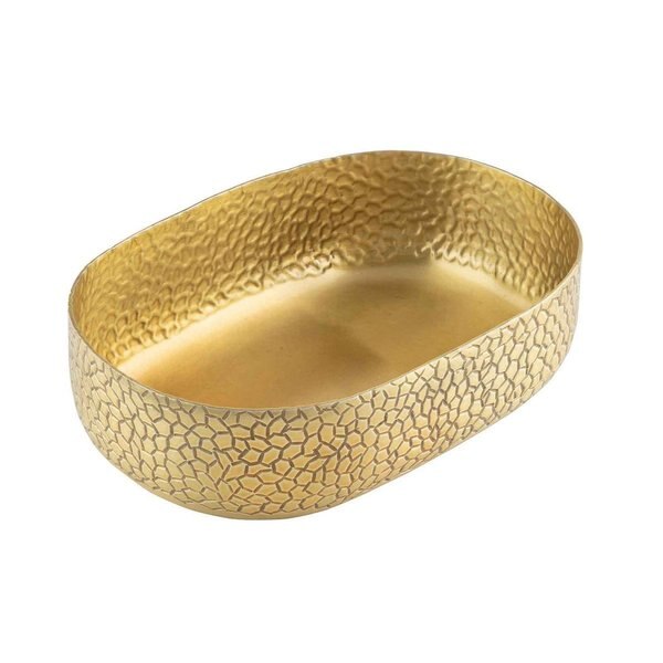 Oval Alum Bowl, 9.25x6.375x2.625