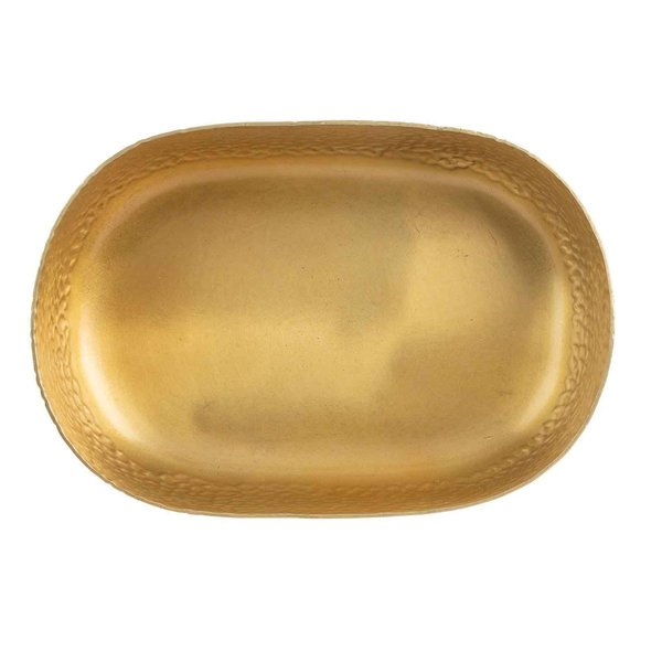 Oval Alum Bowl, 9.25x6.375x2.625