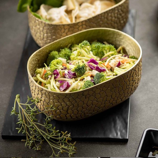 Oval Aluminum Bowl, 6.5x4.75x2.375