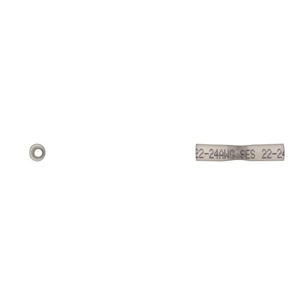 Clr Heat Shrink Butt Conn 22-24 AWG Solder/Seal Type PK15