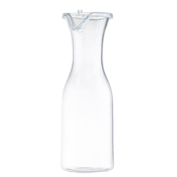 Carafe/Lid, 36 oz, Clear, Plastic Lid