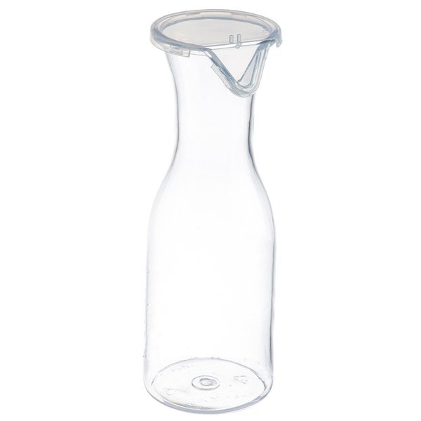 Carafe/Lid, 36 oz, Clear, Plastic Lid