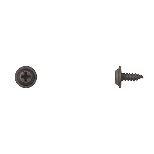 Blk Flat Top Phil Screws 10X1/2