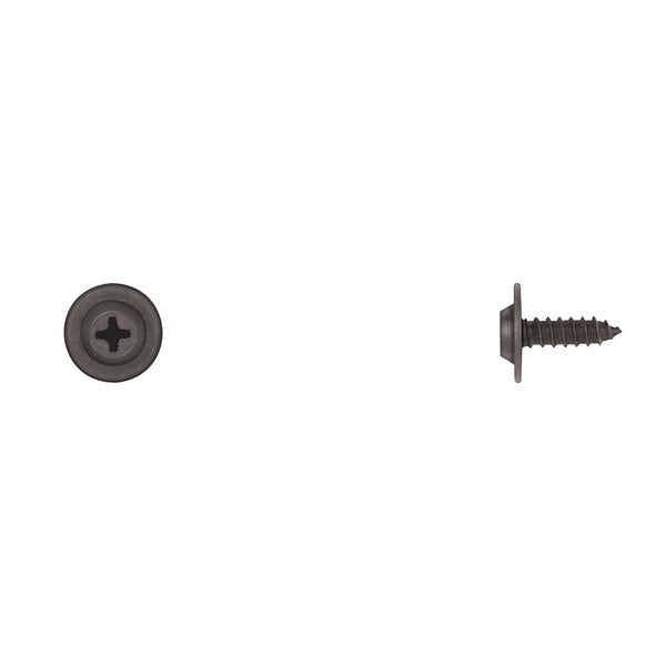 Blk Flat Top Phil Screws 8X1/2