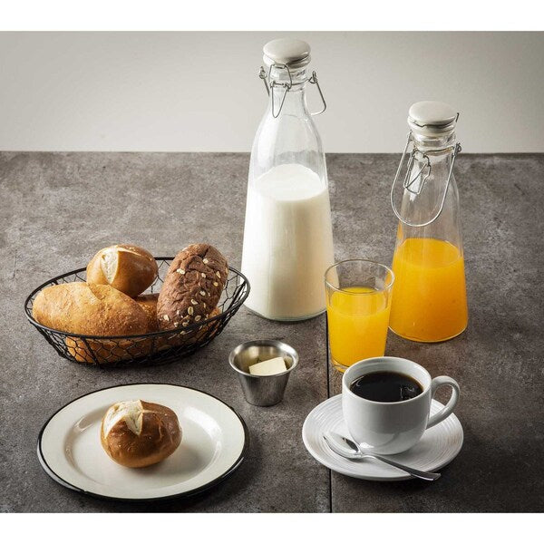 Round Resealable Carafe, Clr Glass, 17 oz